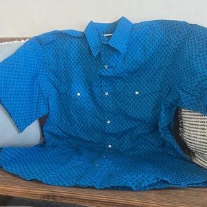 mens wrangler button down